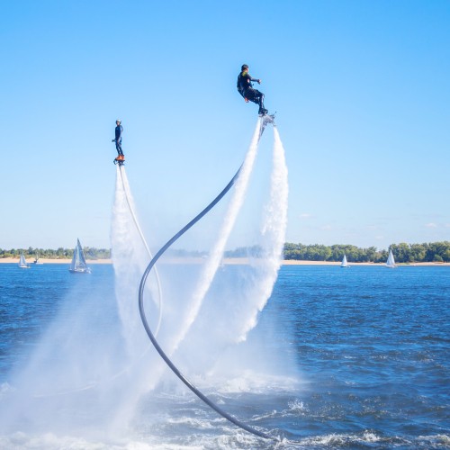 Flyboarding in Zeeland